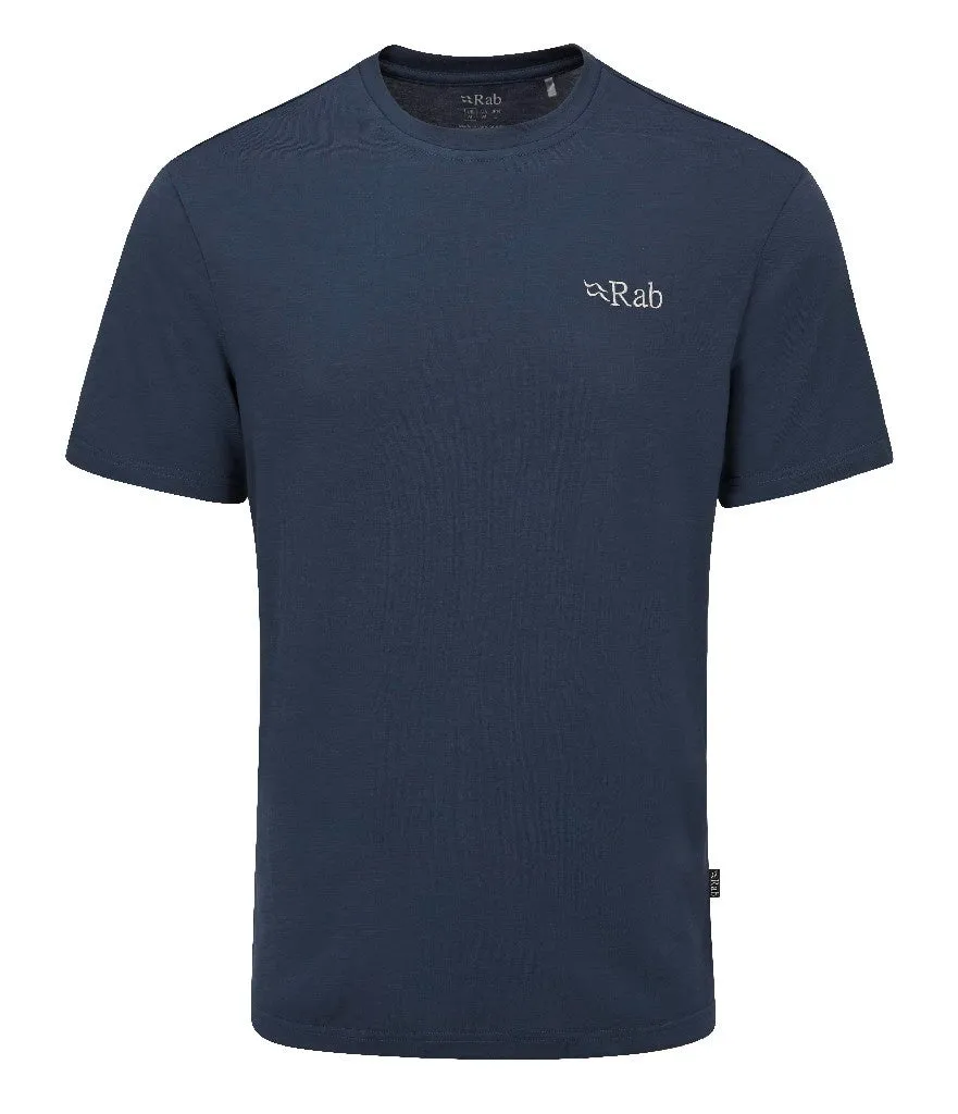 CRIMP LOGO TEE - TEMPEST BLUE