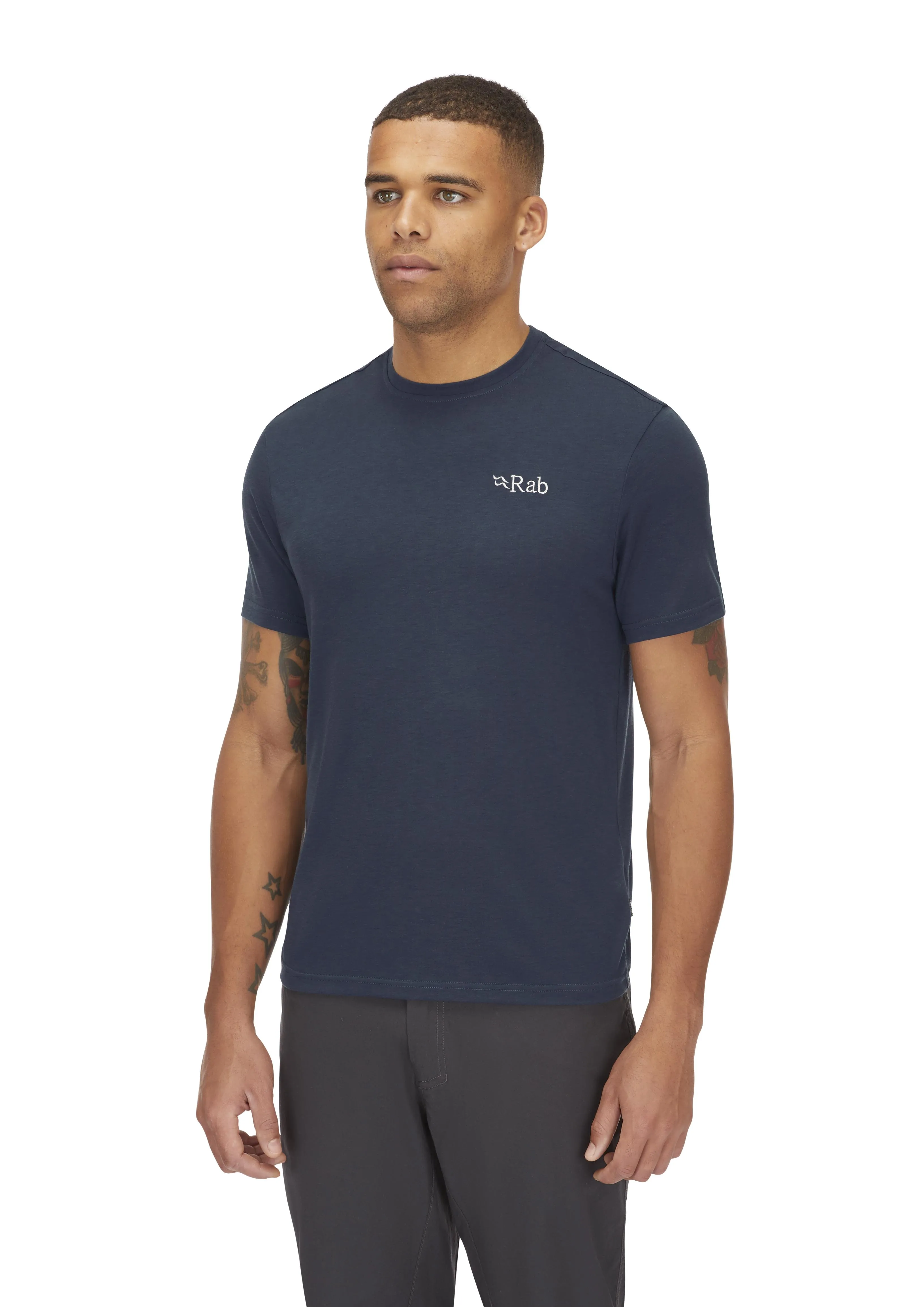 CRIMP LOGO TEE - TEMPEST BLUE