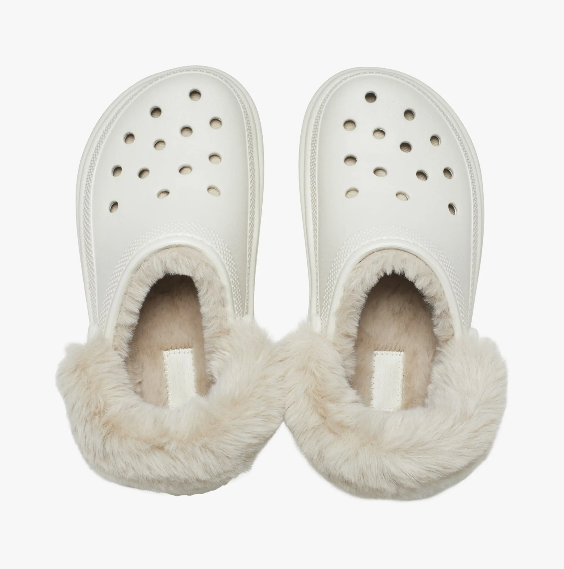 Crocs 208546-160 STOMP LINED Womens Clogs Stucco