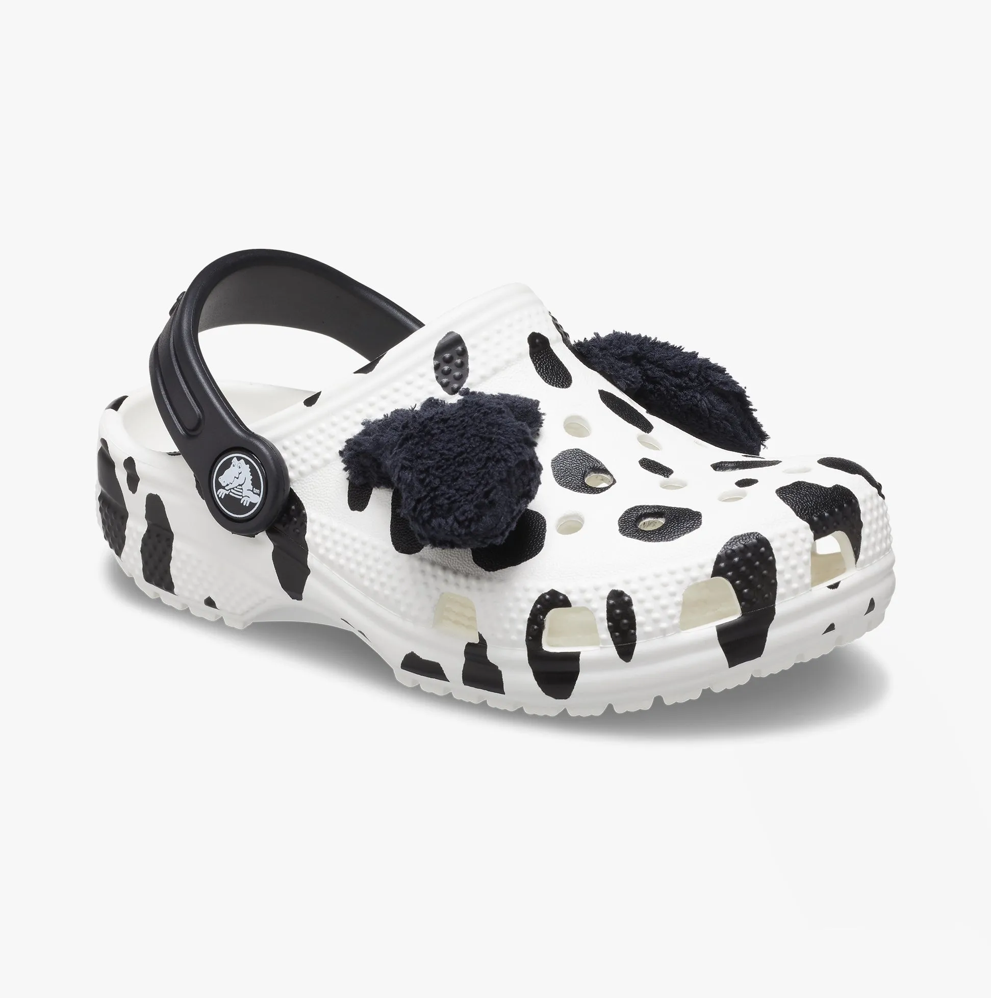 Crocs 209075-103 CLASSIC I AM DALMATIAN Kids Clogs White/Black