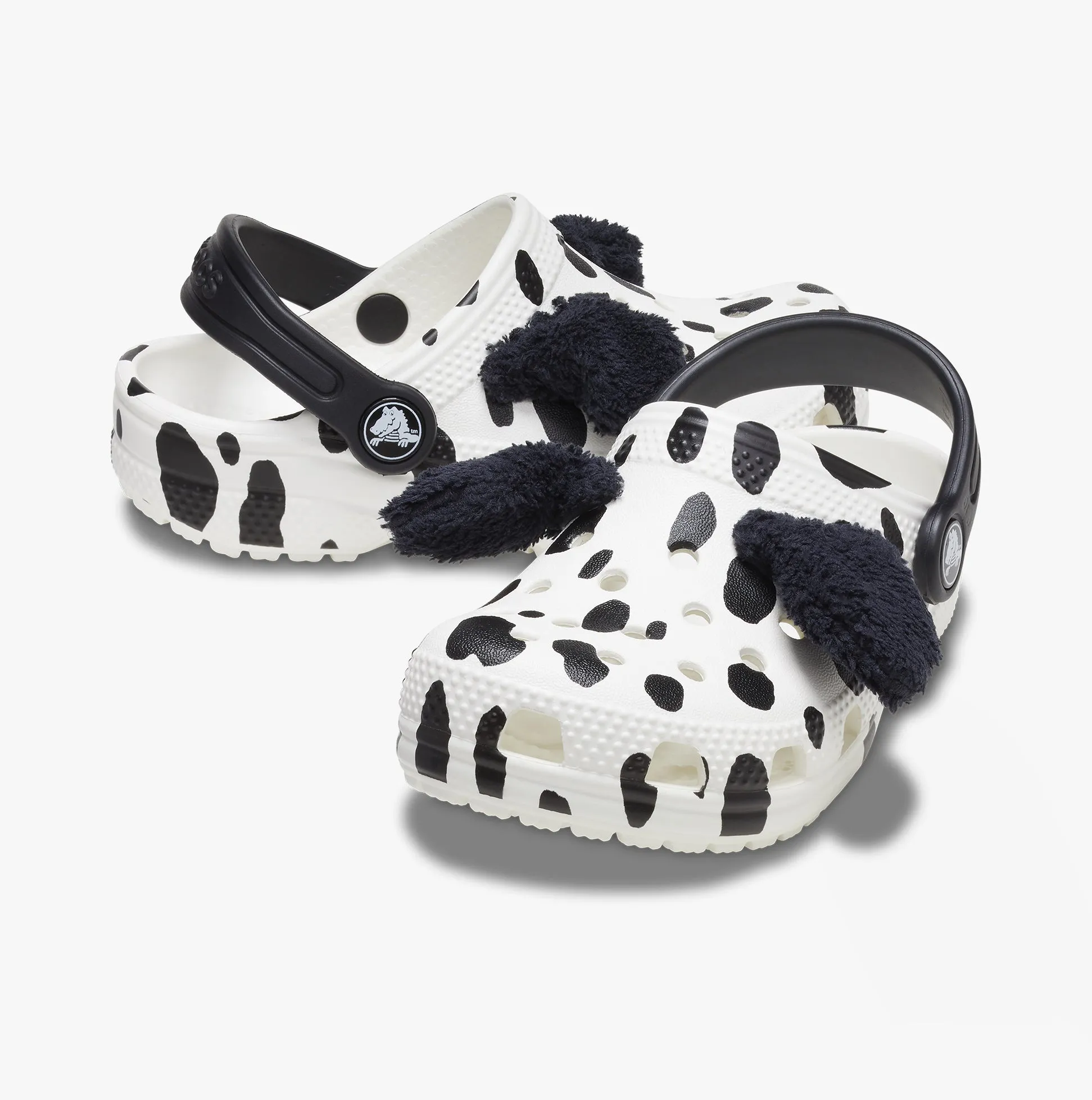 Crocs 209075-103 CLASSIC I AM DALMATIAN Kids Clogs White/Black