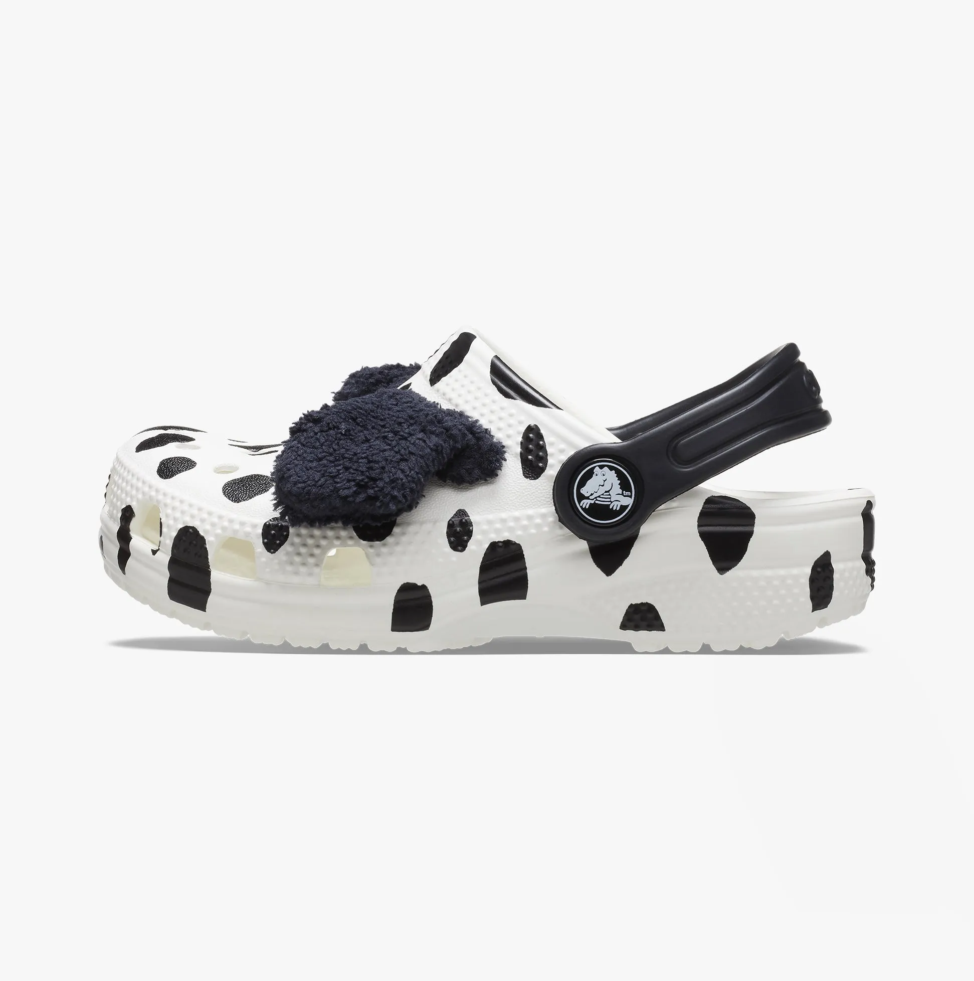 Crocs 209075-103 CLASSIC I AM DALMATIAN Kids Clogs White/Black