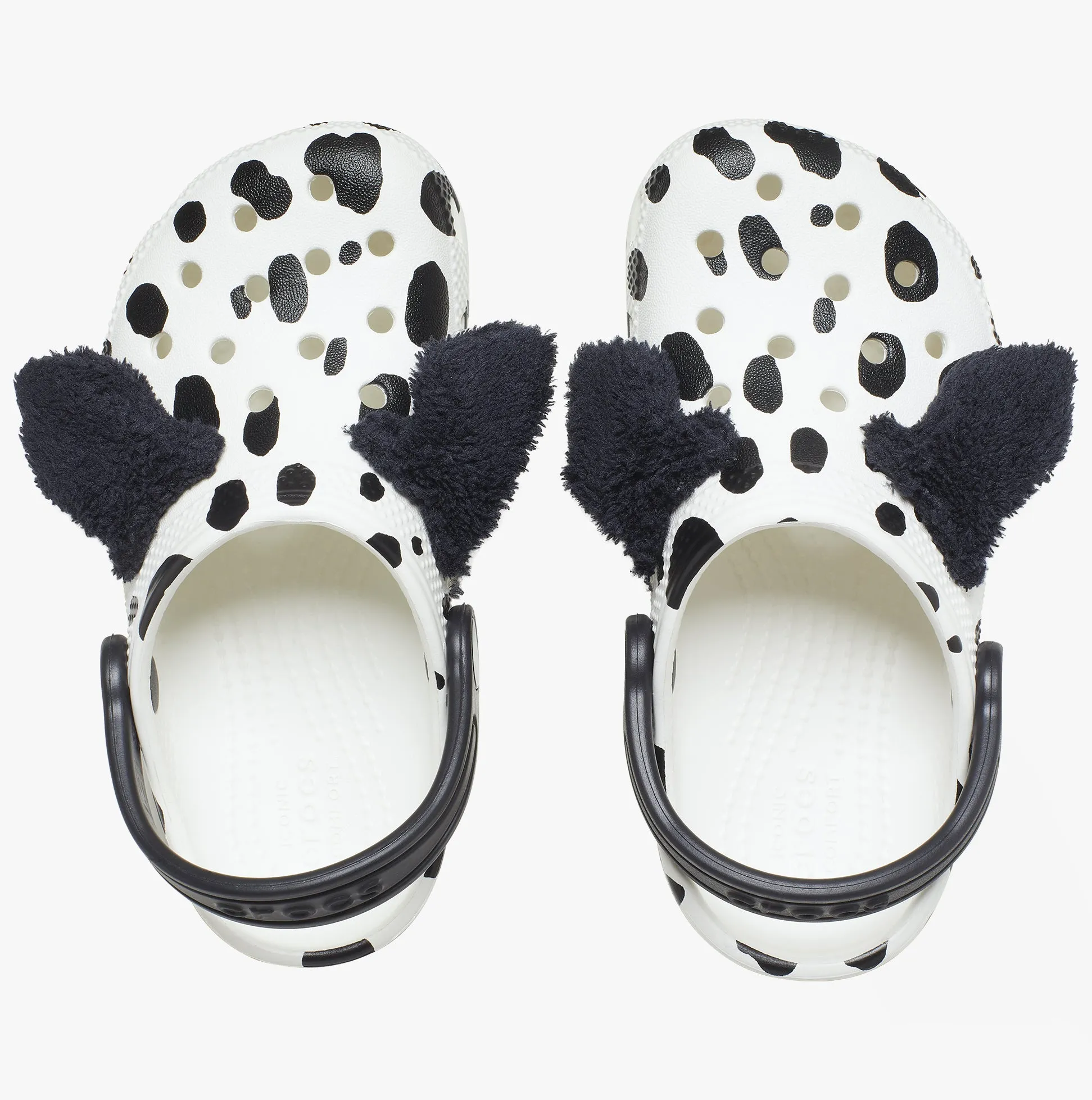 Crocs 209075-103 CLASSIC I AM DALMATIAN Kids Clogs White/Black