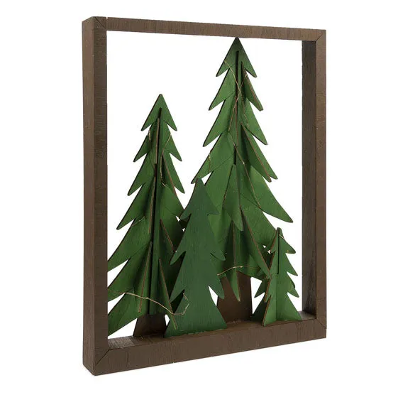 Cut-out Tree Wall Decor, Light Up
