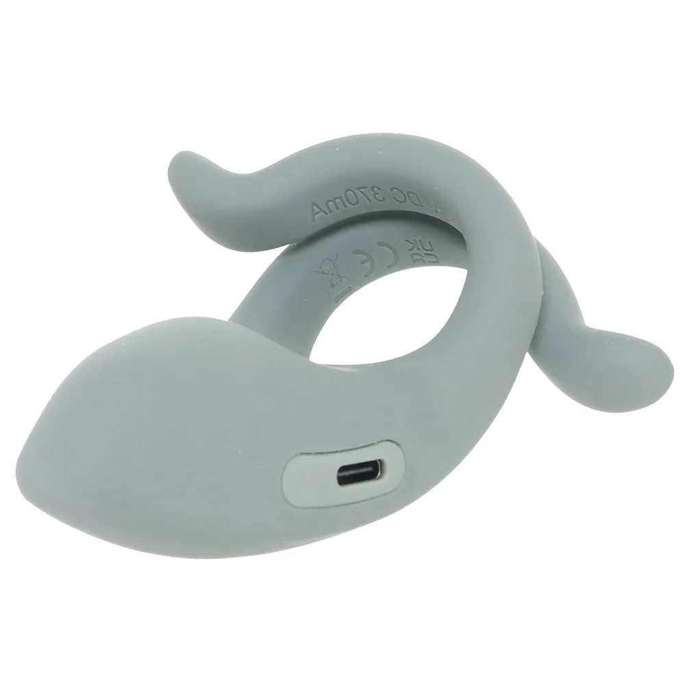 Dame Hug Vibrating Adjustable Couples Ring in Steel