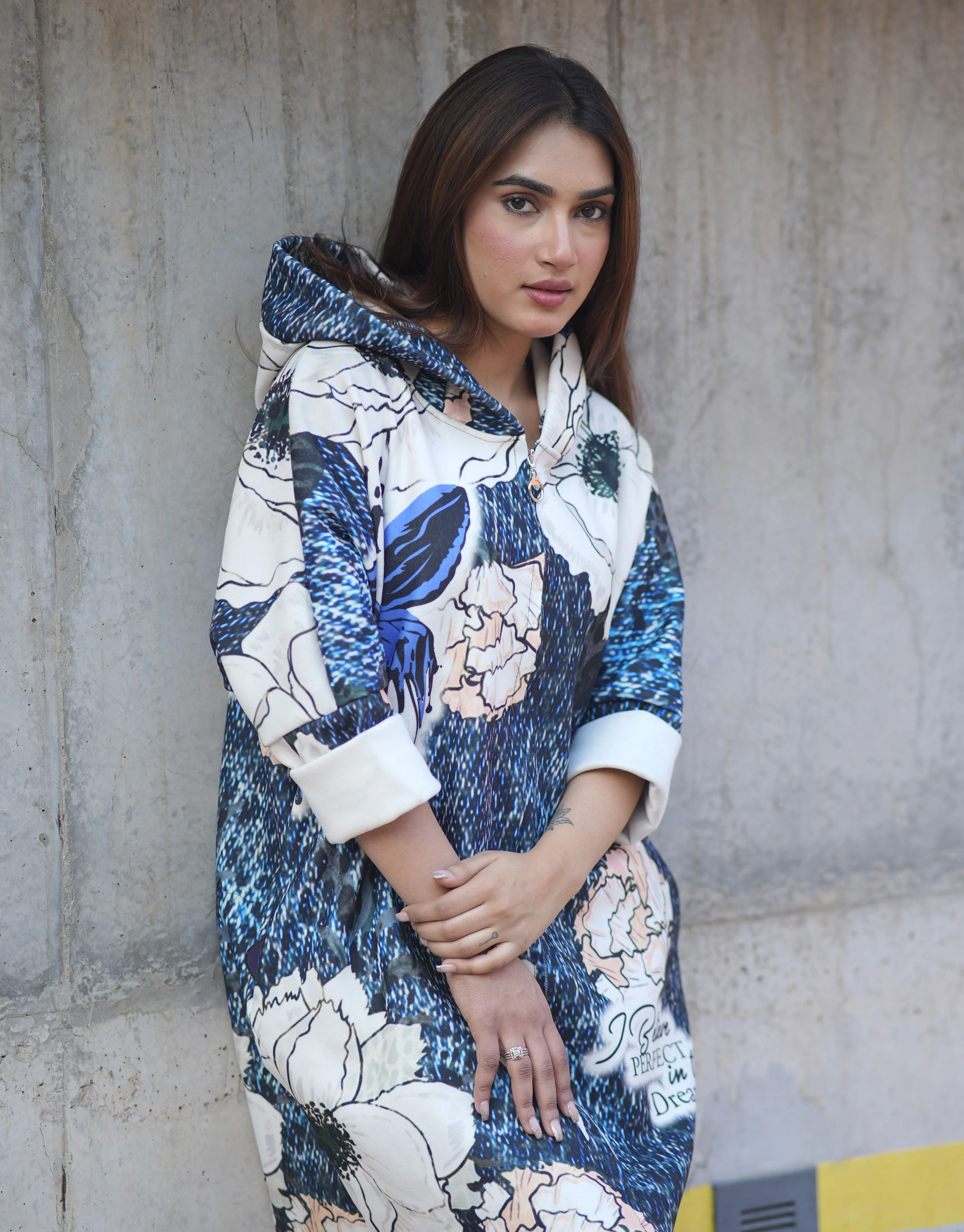Designer Abstract Print Shacket