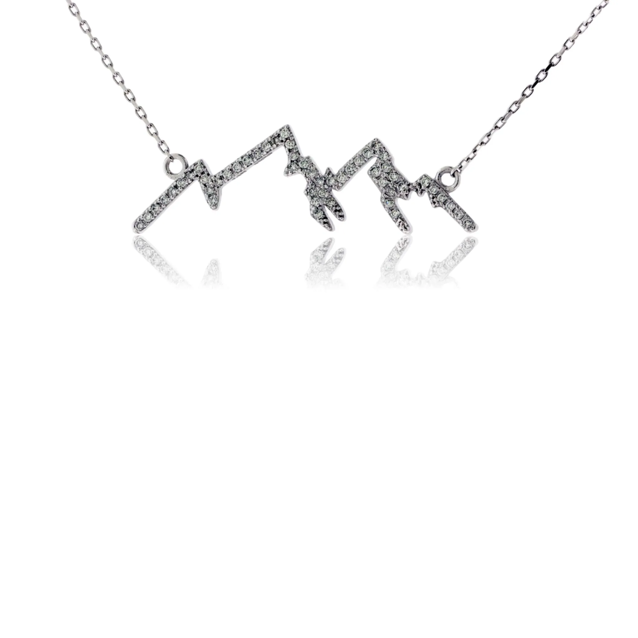 Diamond Peak Mountain Pendant