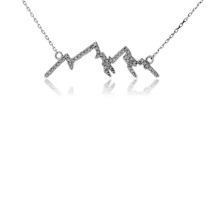 Diamond Peak Mountain Pendant