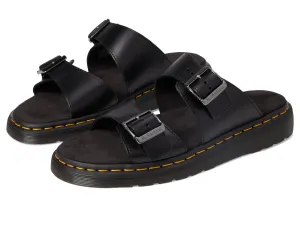 Dr. Martens® Josef Sandals for Men and Women – Leather Upper – EVA Foam Insole, Midsole, Outsole Black UK 9 (US Men's 10, US Women's 11) Medium