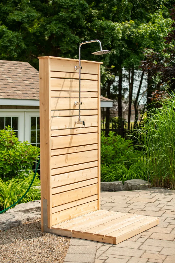 Dundalk Savannah 1-2 Person 40" x 40" Platform Size Outdoor Shower CTC205