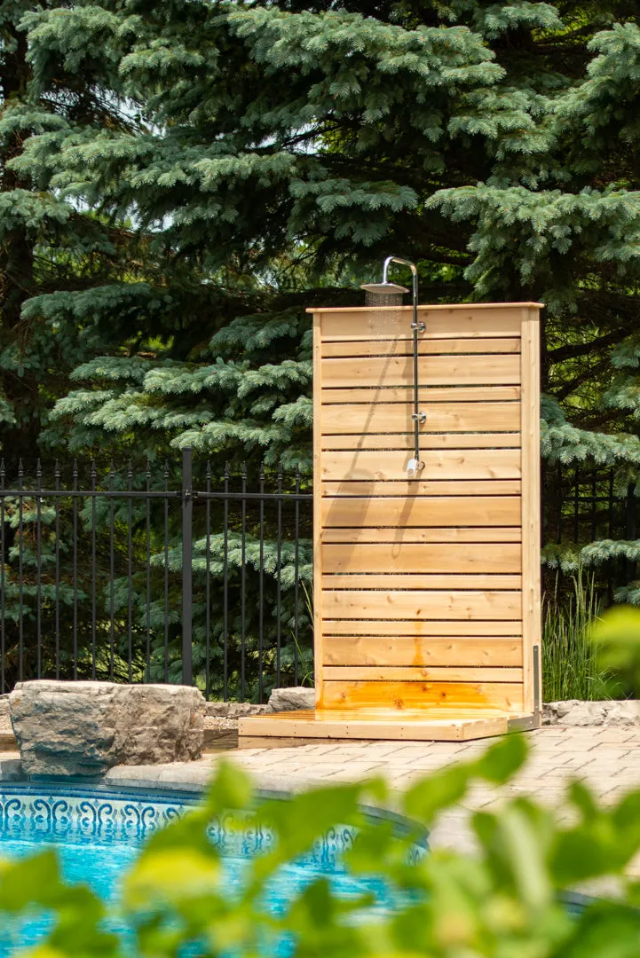 Dundalk Savannah 1-2 Person 40" x 40" Platform Size Outdoor Shower CTC205