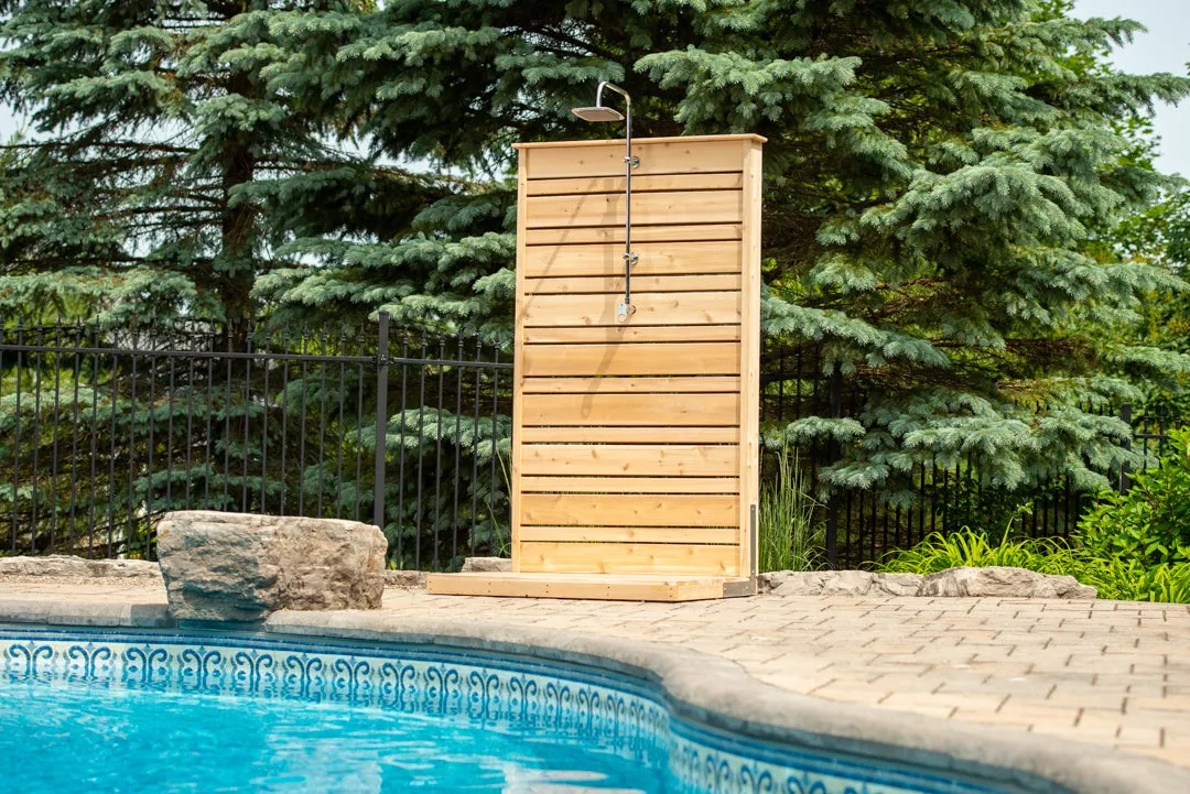 Dundalk Savannah 1-2 Person 40" x 40" Platform Size Outdoor Shower CTC205