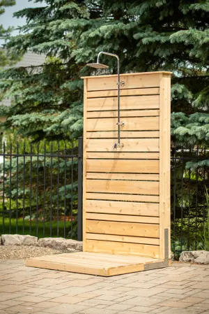 Dundalk Savannah 1-2 Person 40" x 40" Platform Size Outdoor Shower CTC205