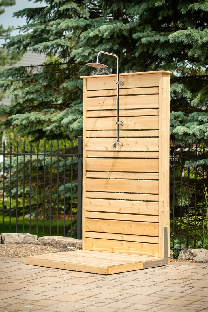 Dundalk Savannah 1-2 Person 40" x 40" Platform Size Outdoor Shower CTC205