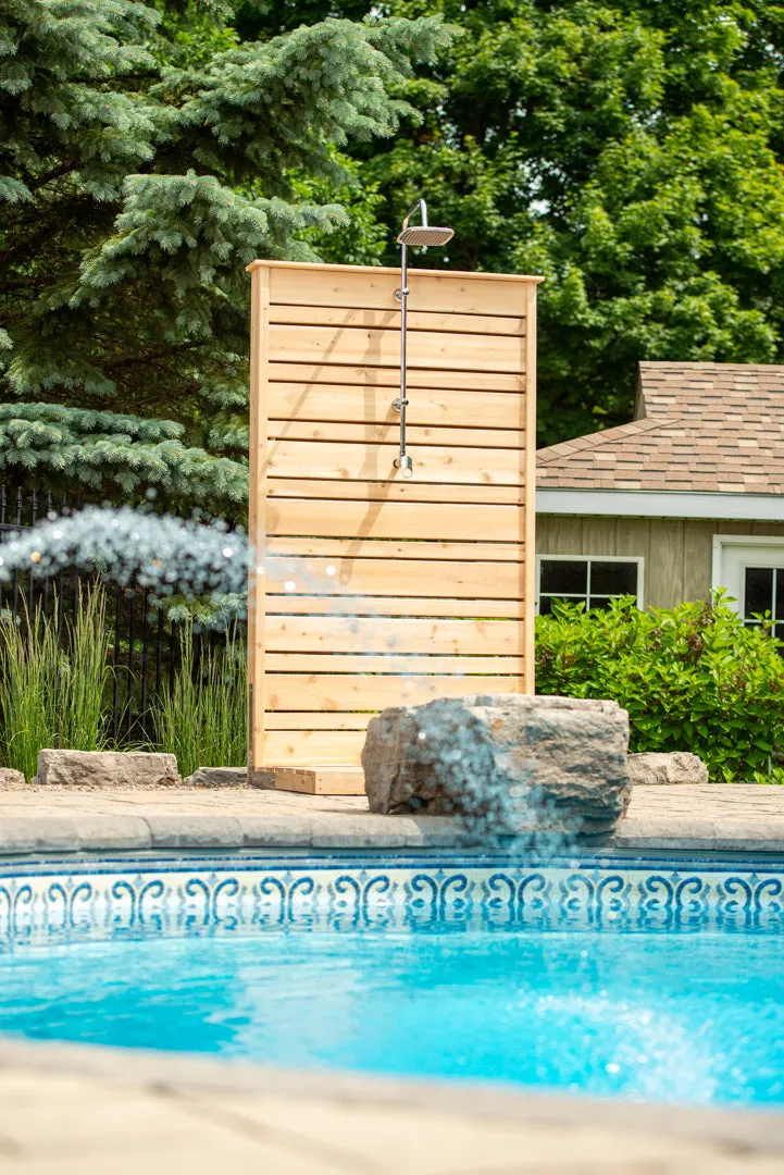 Dundalk Savannah 1-2 Person 40" x 40" Platform Size Outdoor Shower CTC205