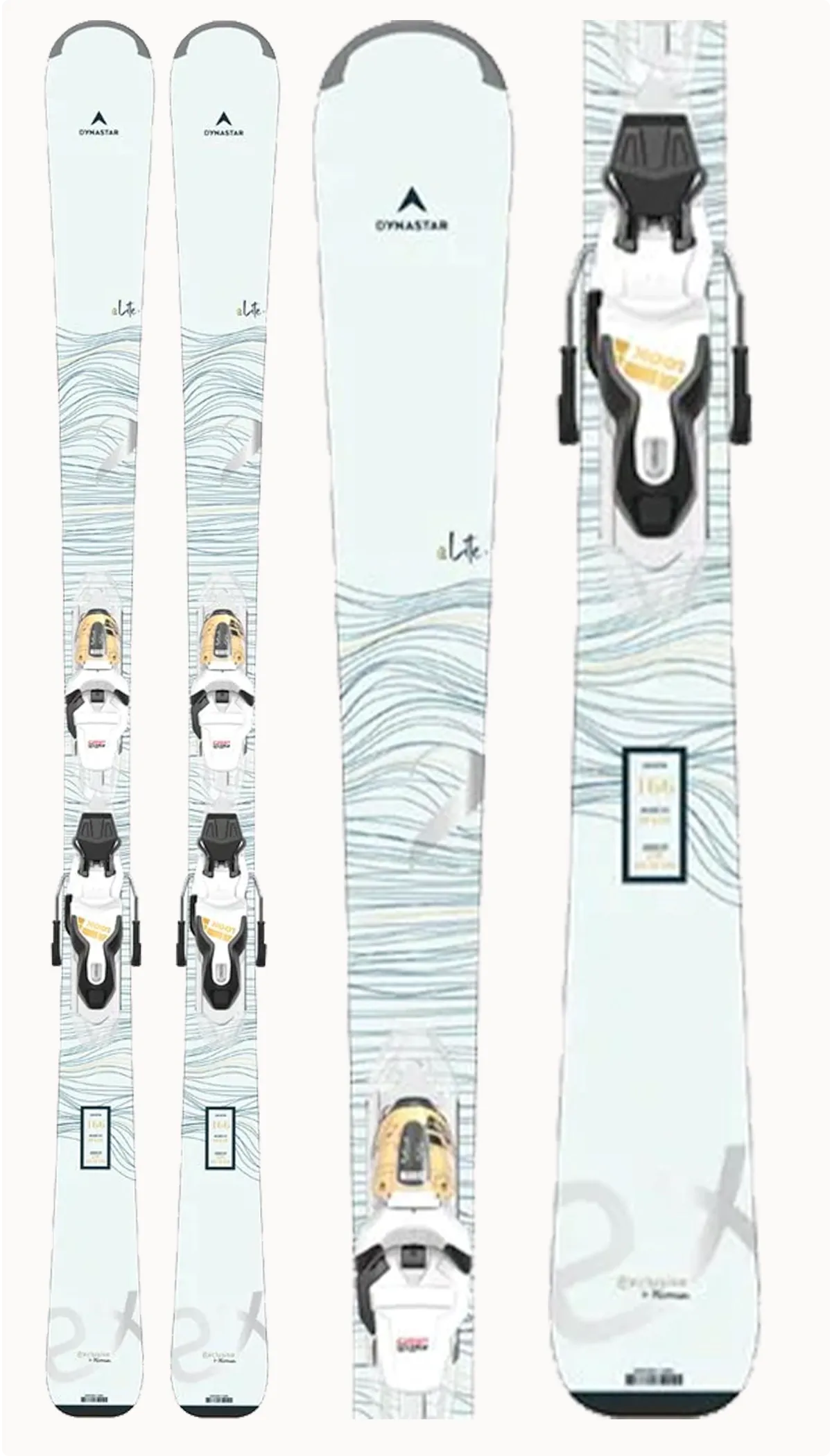 Dynastar E Lite 2 Womens Snow Skis   Look XP W 10 Bindings 2024