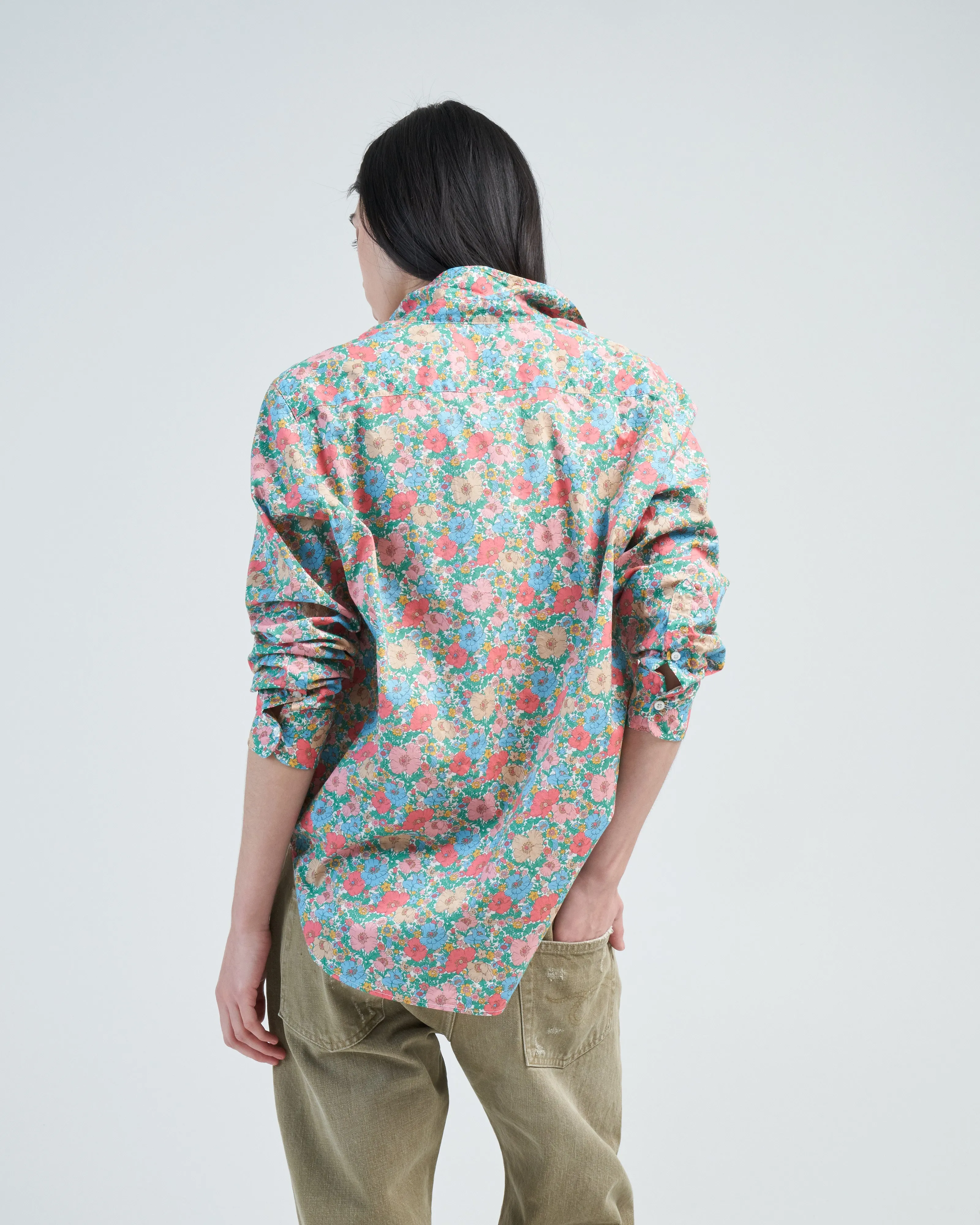 eileen relaxed button-up shirt