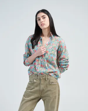 eileen relaxed button-up shirt
