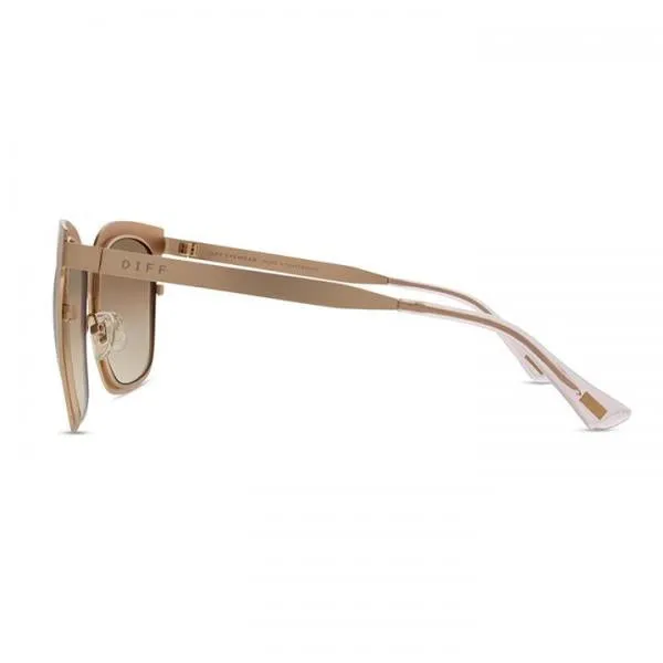 Ella Non Polarized Sunglasses - Rose Gold   Brown Gradient Lens