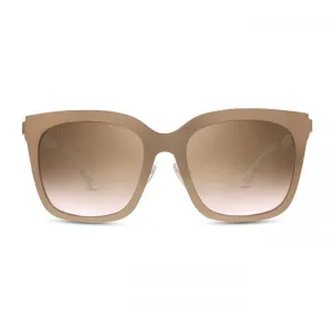 Ella Non Polarized Sunglasses - Rose Gold   Brown Gradient Lens