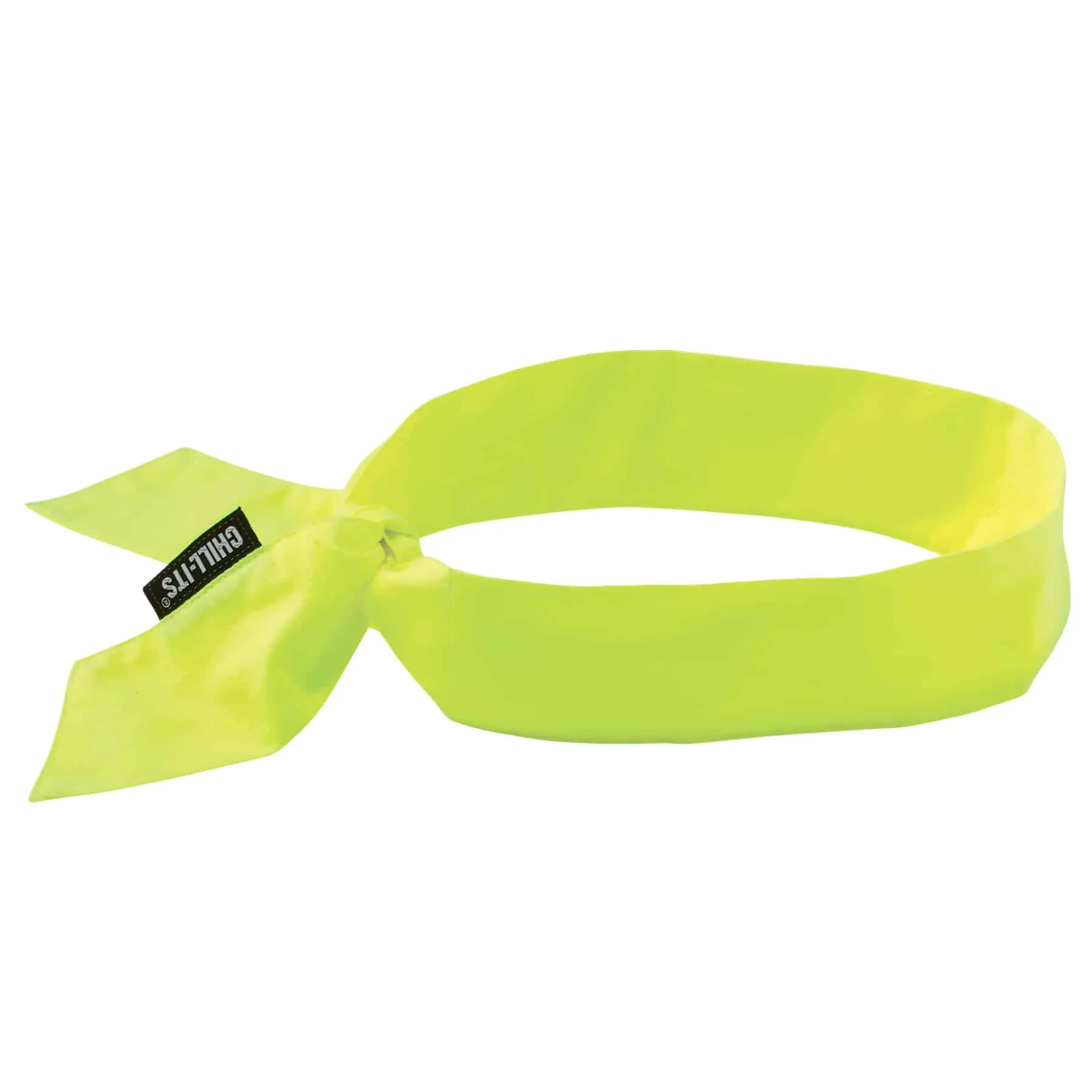 Ergodyne Chill-Its 6700 Cooling Bandana, Lime (12301) with Polymer Crystals