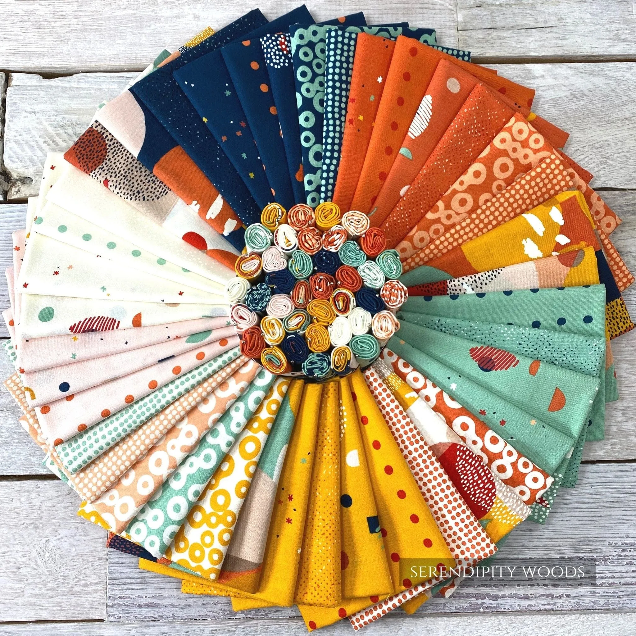 Frisky Full Collection Fat Eighth Fabric Bundle Zen Chic Full 40 pc