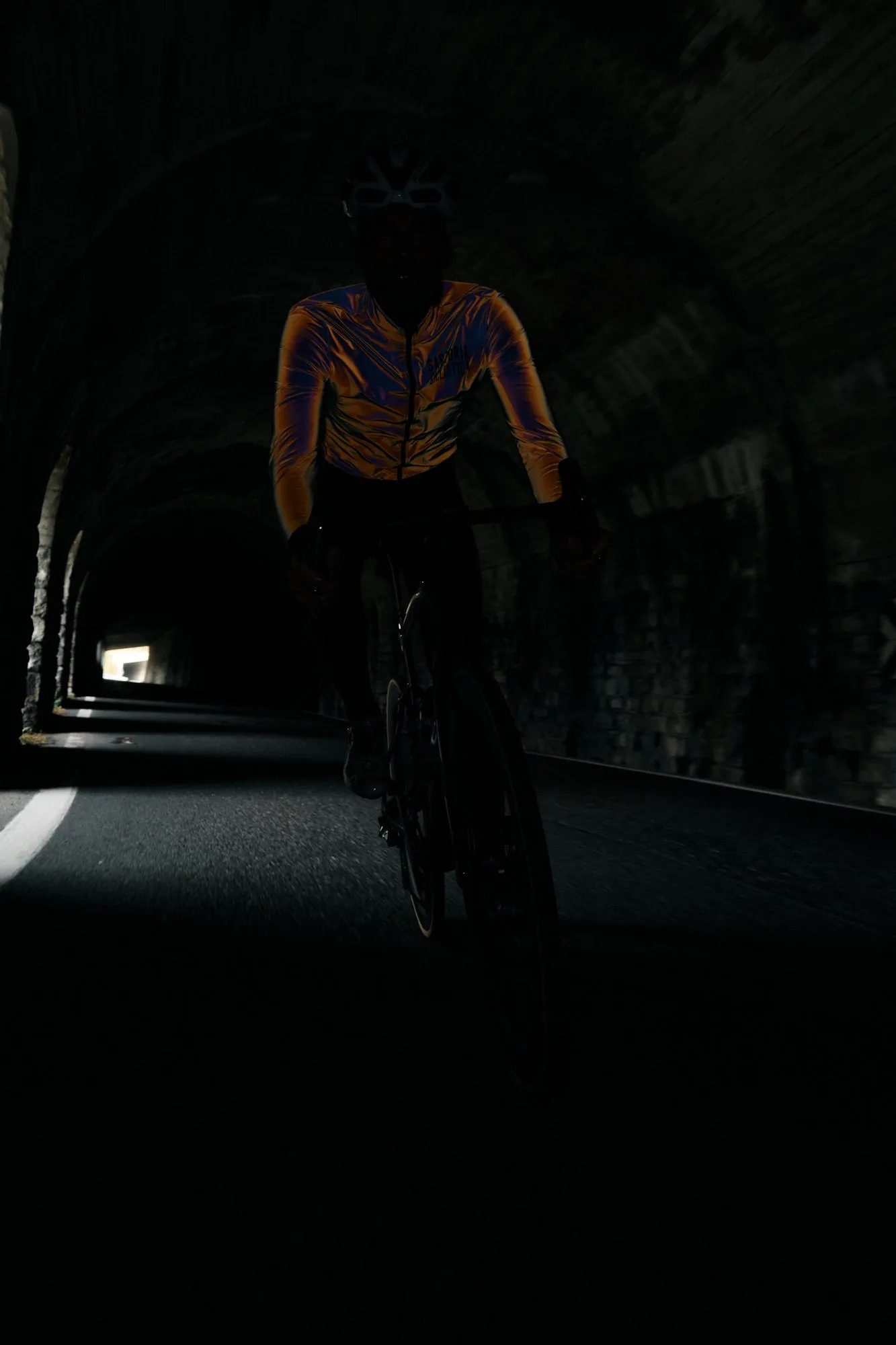 Fully reflective aero wind and water proof jacket - Rainbow flash