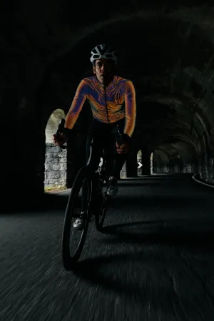 Fully reflective aero wind and water proof jacket - Rainbow flash