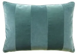 Giorgio Stripe Aquamarine Pillow 14x20 - Ryan Studio