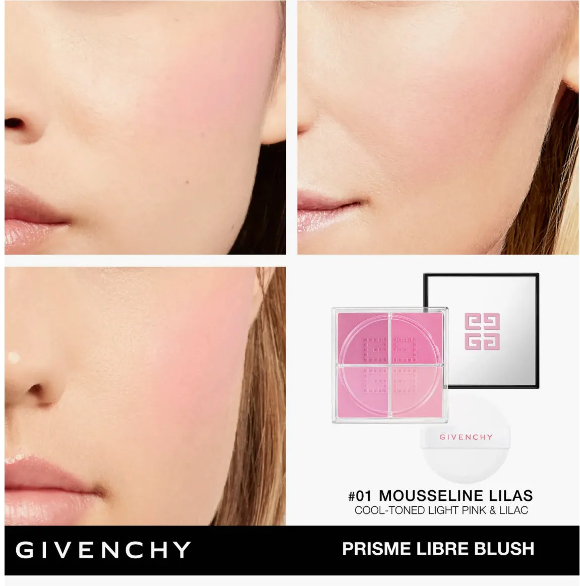 Givenchy Prisme Libre Loose Powder Blush N01 Mousseline Lilas