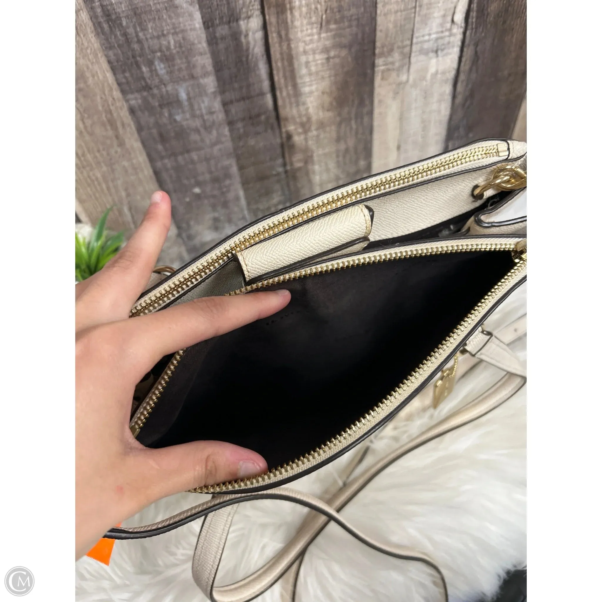 Handbag Designer By Coach, Size: Medium