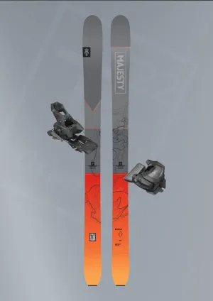 Havoc 100 Ti All-Mountain Freeride Skis | 100 mm   TYROLIA ATTACK 14GW Bindings