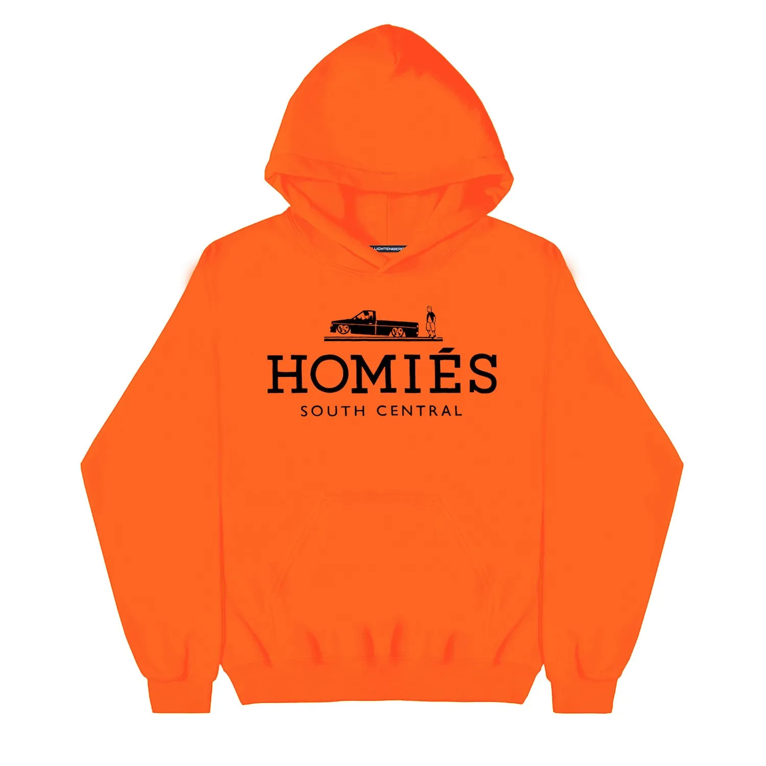 HOMIÉS FLUORESCENT ORANGE HOODIE