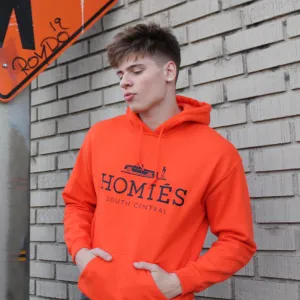 HOMIÉS FLUORESCENT ORANGE HOODIE