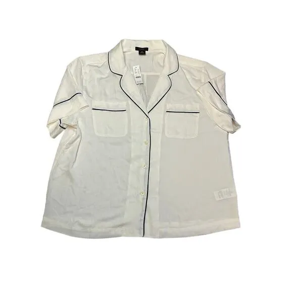 J. Crew Easy-luxe eco short-sleeve pajama set