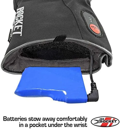 Joe Rocket Burner Cold Weather Electric Heated Glove Black