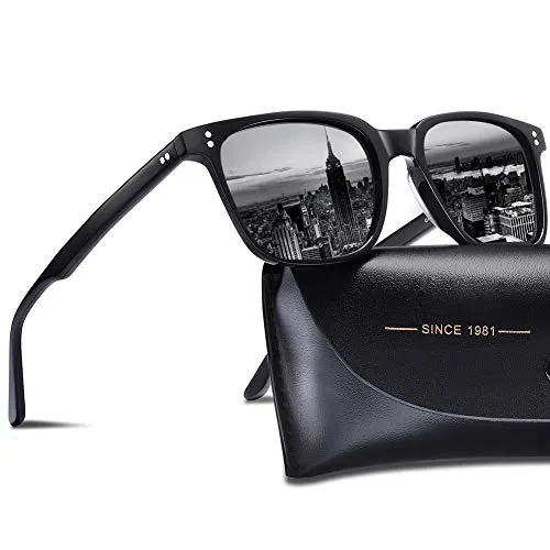 JOLLYNOVA Polarized Men's Sunglasses UV400 Protection for Driving Fishing Hiking Golf Outdoor Sport Glasses