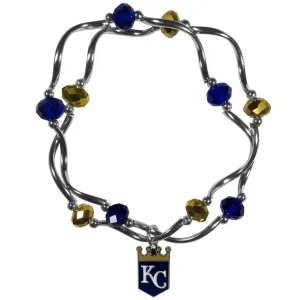 Kansas City Royals Bracelet Colored Bead CO