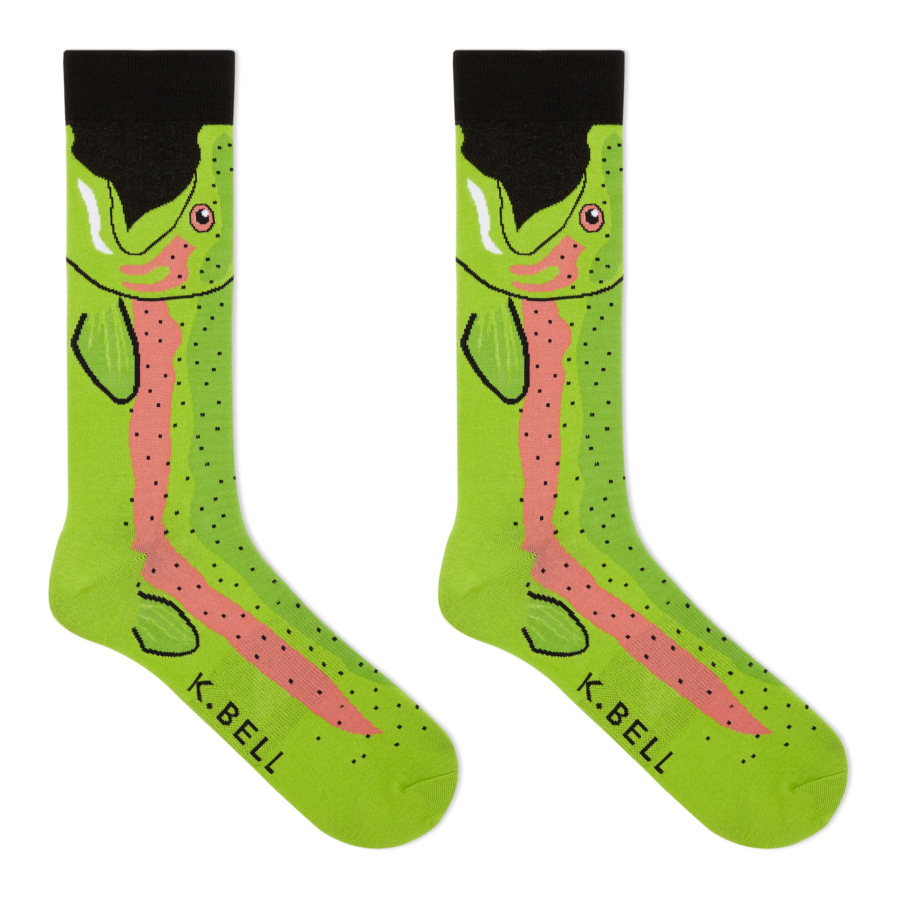 K.Bell Men's Leg Eater Trout Crew
