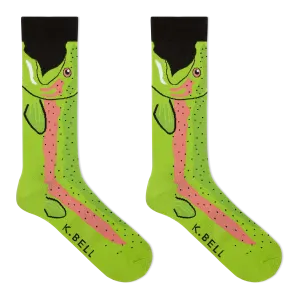 K.Bell Men's Leg Eater Trout Crew