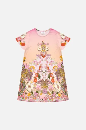 KIDS T-SHIRT DRESS WITH FLARE HEM 12-14 CLEVER CLOGS