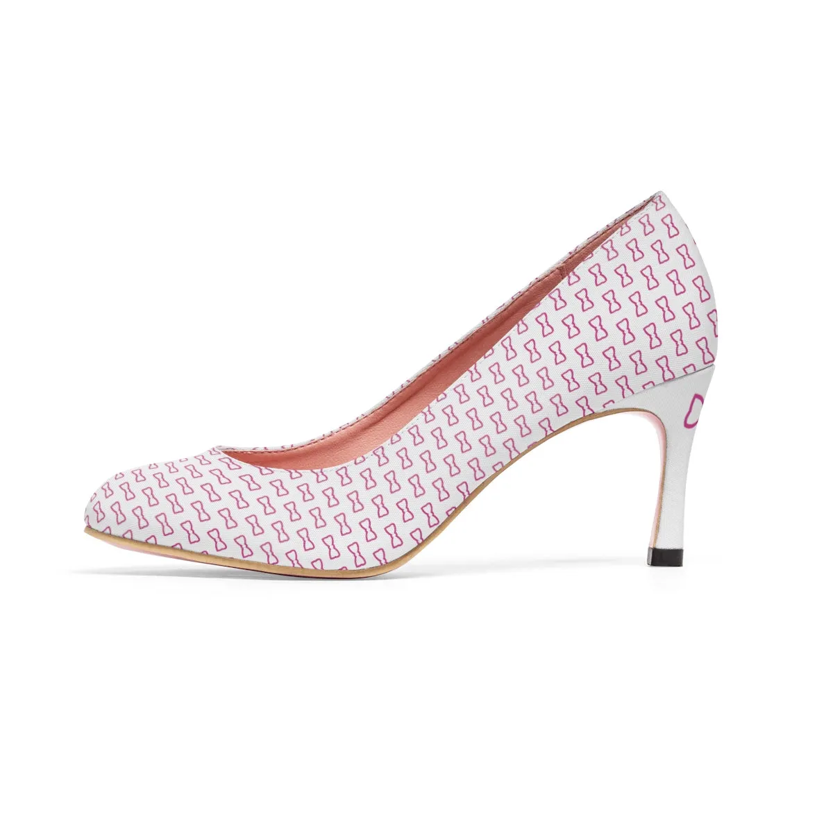 Lady B White High Heels
