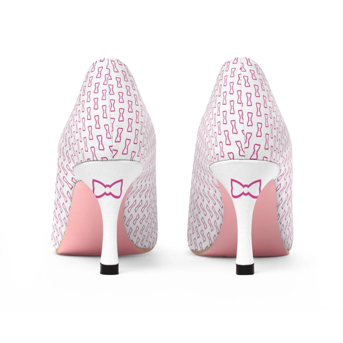 Lady B White High Heels