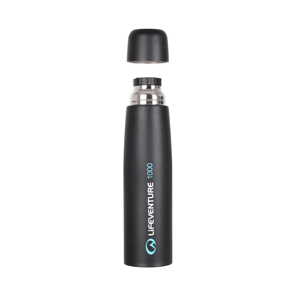 Lifeventure TiV Vacuum Flask Black 1000ml