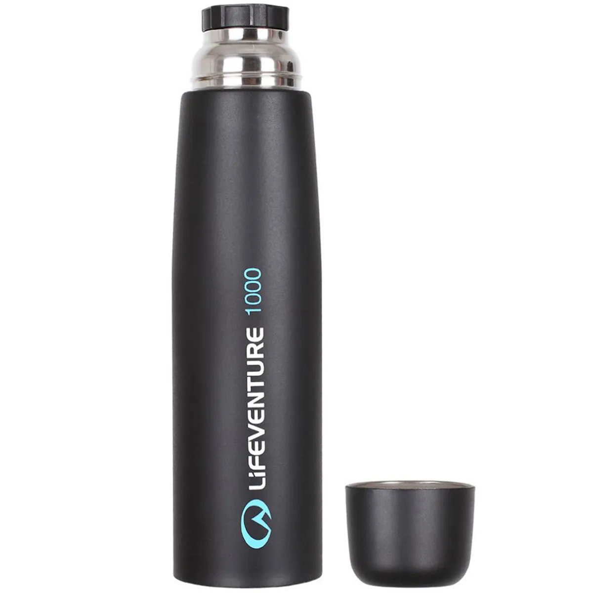 Lifeventure TiV Vacuum Flask Black 1000ml