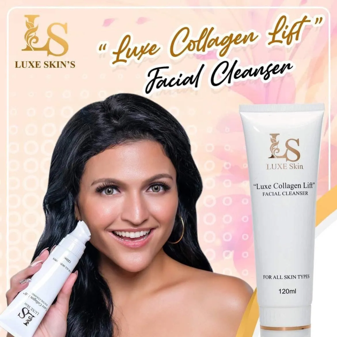 Luxe Collagen Lift Facial Cleanser 120ml