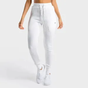 Luxe Joggingbuxur - Hvítar