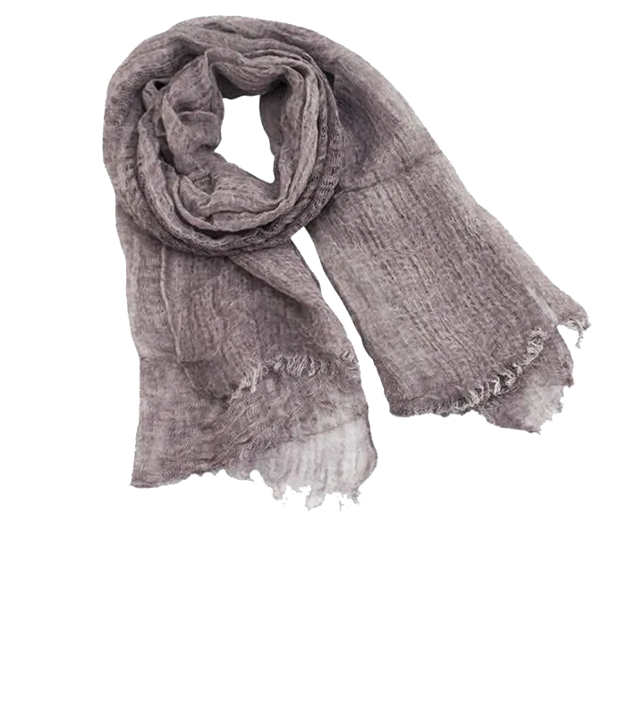 Luxe Linen Open-Weave Scarf