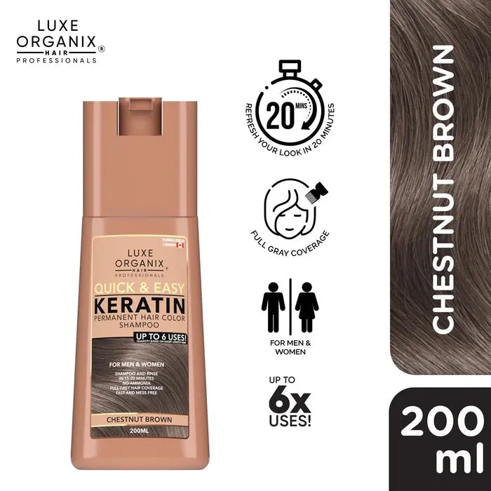 Luxe Organix Hair Color Shampoo 200ml