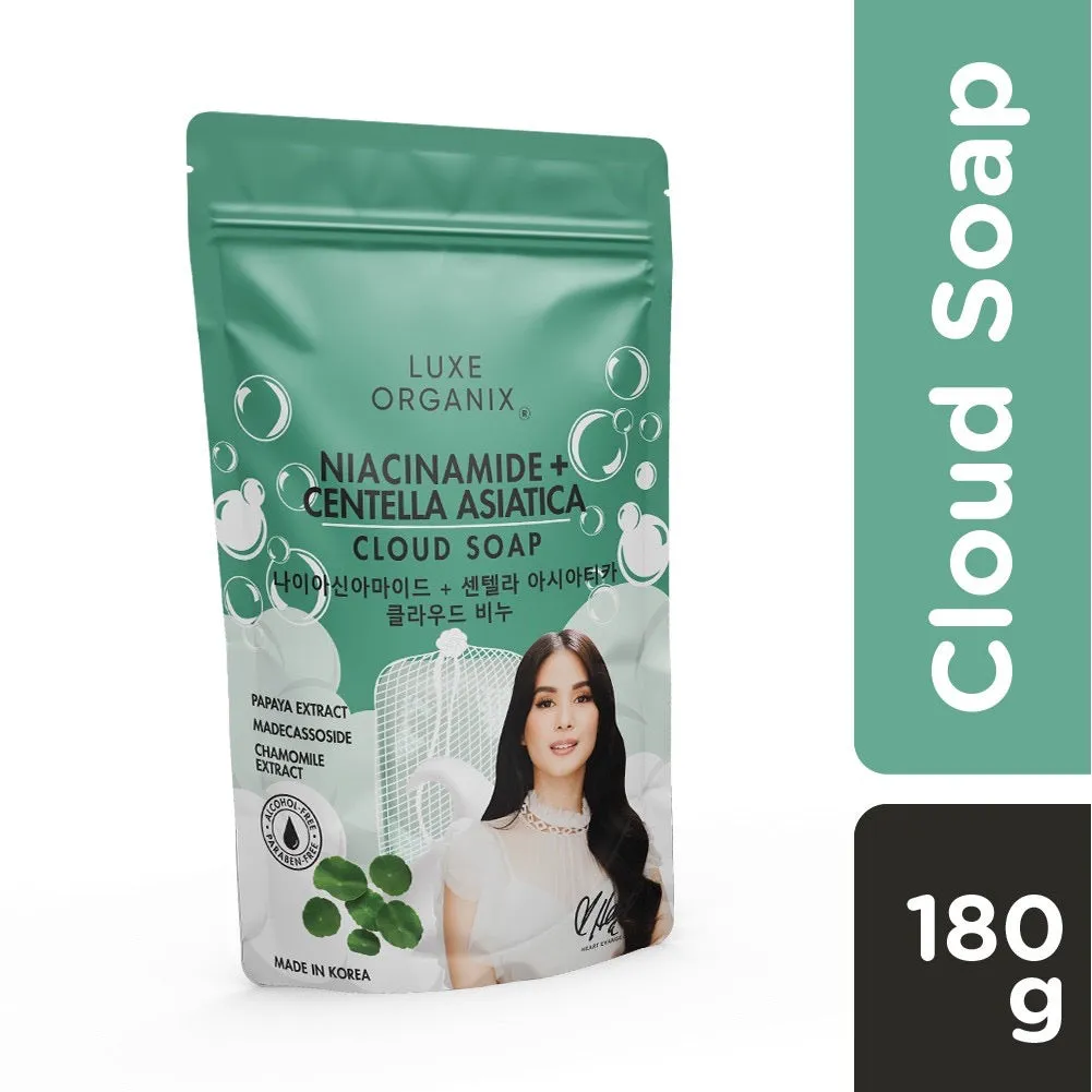 Luxe Organix Niacinamide   Cica Cloud Soap 180g